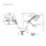 Soporte Monitor/Port 17" A 32" AISENS DTL32TSR-195