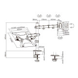 Soporte Monitor/Port 17" A 32" AISENS DTL32TSR-193