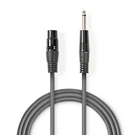 Cable Jack 6.3 Macho a XLR Hembra de 1,5 M
