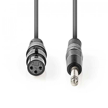 Cable Jack 6.3 Macho a XLR Hembra de 1,5 M