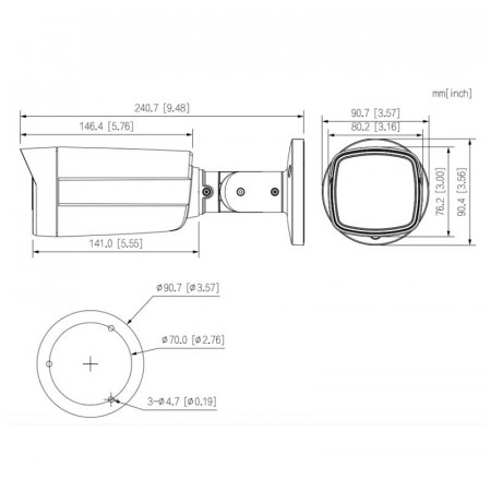CAMARA COMPACTA HAC-ME1509TH-A-PV-0360B-S2 HDCVI