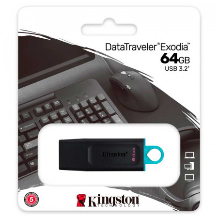 Pendrive 64GB KINGSTON EXODIA DTX/64GB