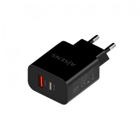 Cargador de pared USB-C + USB-A 3.0 20W