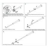 BACULO DESMONTABLE ACERO GALVANIZADO NEGRO