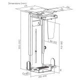 Soporte Giratorio Antirrobo para CPU