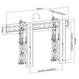 Soporte para Videowall 37 a 70" AISENS VW70TPO-199