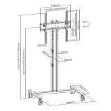 Soporte suelo TV 32"- 55" AISENS FT55TE-213
