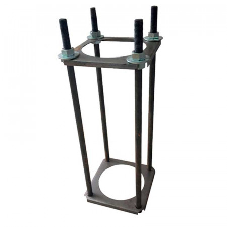 BACULO DESMONTABLE ACERO GALVANIZADO BLANCO