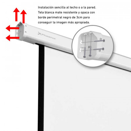 PANTALLA ELECTRICA 300x300 169"