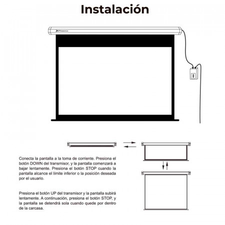 PANTALLA ELECTRICA 300x300 169"