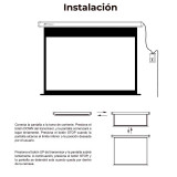 PANTALLA ELECTRICA 300x300 169"