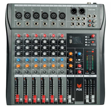 Mesa de mezclas AVFOX FXMX-6MB