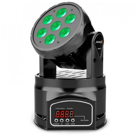 Cabeza móvil WASH de 70 W LED mezcla de color RGBW