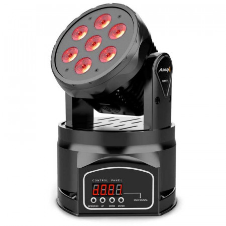 Cabeza móvil WASH de 70 W LED mezcla de color RGBW