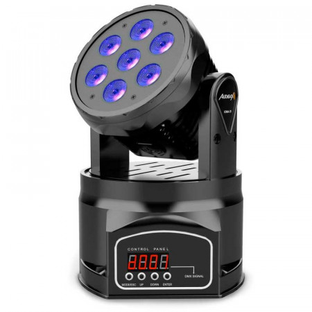 Cabeza móvil WASH de 70 W LED mezcla de color RGBW