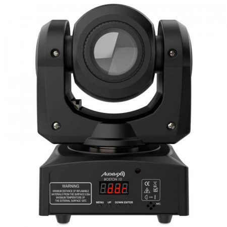 Cabeza móvil LED 10W  + 7COL + 7 GOBOS + 7 SPOT