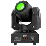 Cabeza móvil LED 10W  + 7COL + 7 GOBOS + 7 SPOT