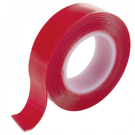 Cinta adhesica doble cara 19mm.
