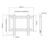 Soporte TV pared 23" a 42" AISENS WT42F-157