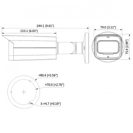 DAHUA HAC-HFW2802T-Z-A