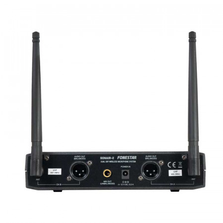 Micrófono inalámb. mano doble FONESTAR SONAIR-2M