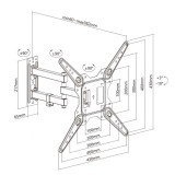 Soporte TV pared 23" a 55" AISENS WT55TSE-153