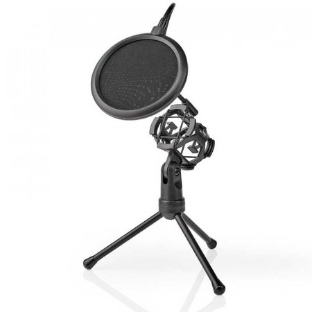 Trípode con filtro antipop NEDIS MPST00BK