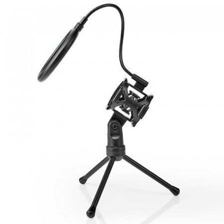Trípode con filtro antipop NEDIS MPST00BK