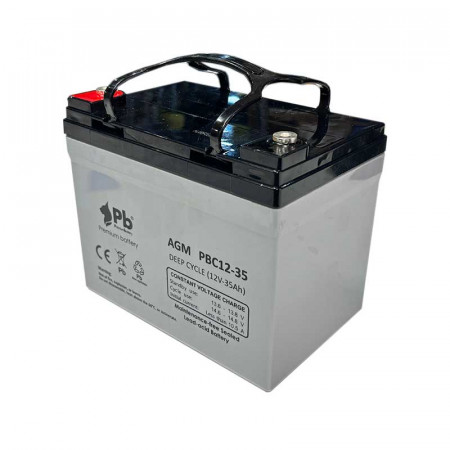 Batería de Plomo  ( 12V. / 35 Amp. )