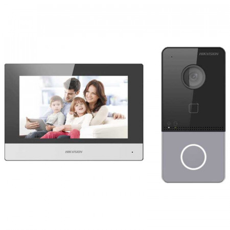 Kit de videoportero Hikvision DS-KIS603-P(C)