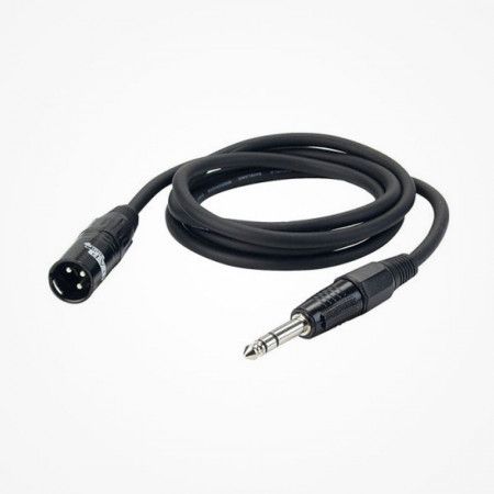 Cable Jack 6.3 Macho Estereo a XLR Macho de 3 Mts