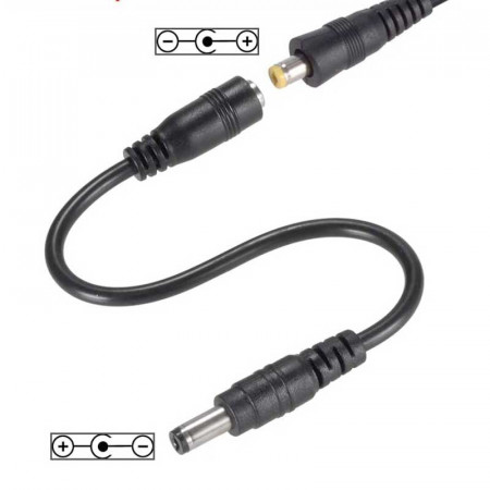 Conversor de polaridad conector 5.5x2.1mm.