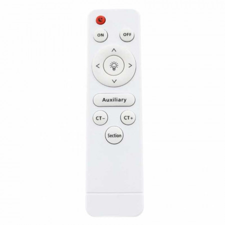 Plafón Led color Blanco Madera Redondo 24W
