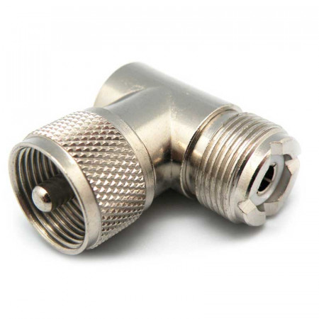 ADAPTADOR PL MACHO A PL HEMBRA ACODADO
