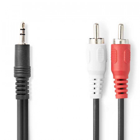Cable Jack 3.5 Macho a 2 RCA Macho de 5 M