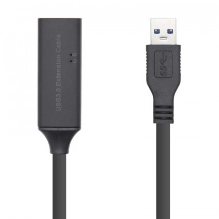 Cable 3.0 USB A Macho a USB A Hembra Activo 5 m.