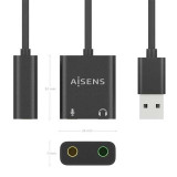 Conversor USB-A a Audio AISENS A106-0769