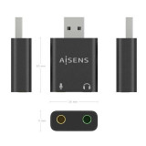 Conversor USB-A a Audio AISENS A106-0768