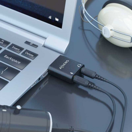 Conversor USB-A a Audio AISENS A106-0768
