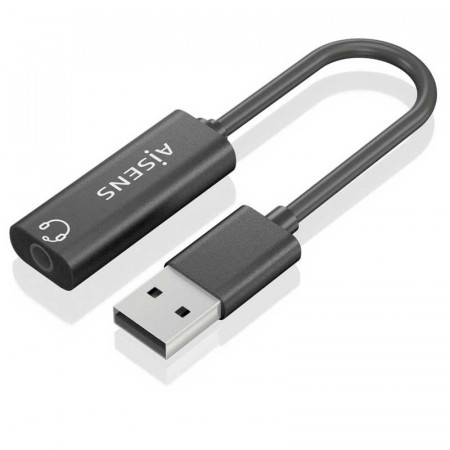 Conversor USB-A a Audio AISENS A106-0770