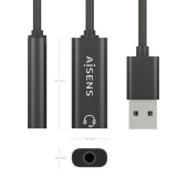 Conversor USB-A a Audio AISENS A106-0770