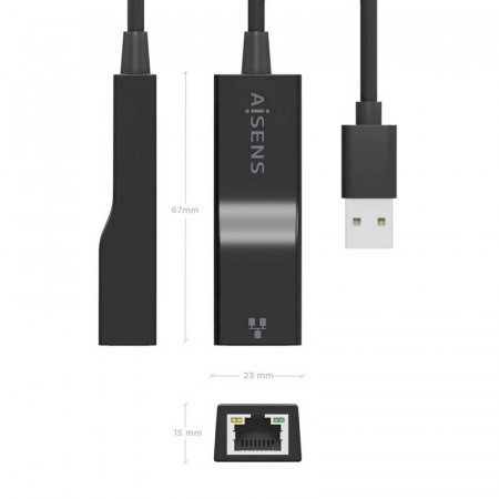 Adaptador USB a ETHERNET 1 Gbit Blanco