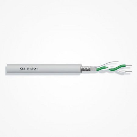 Cable DMX 2x0.34mm DOBLE MALLA - Q3-51201