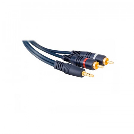 Cable Jack 3.5 Macho a 2 RCA Macho de 10 M OFC