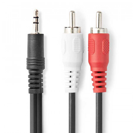 Cable Jack 3.5 Macho a 2 RCA Macho de 15 M