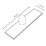Interruptor con sensor de movimiento para tira Led
