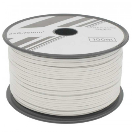 Cable paralelo blanco Polarizado 2 x 0.75mm. CCA