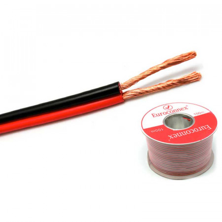 Cable paralelo Rojo/Negro 2 x 1mm. CCA