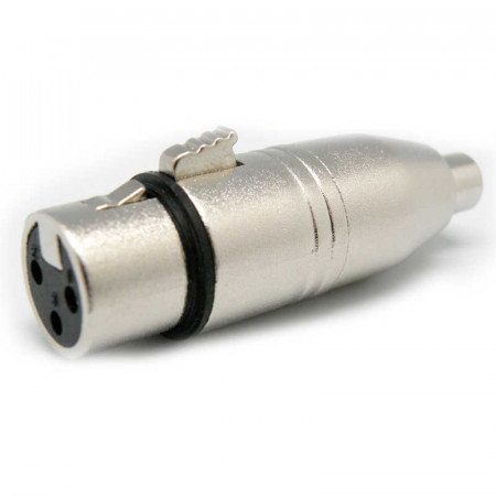 Adaptador RCA hembra - XLR hembra 3 PIN
