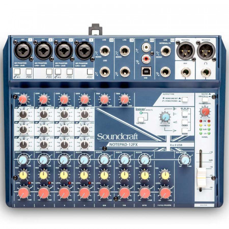 Mesa de Mezcla Soundcraft Notepad 12FX / USB